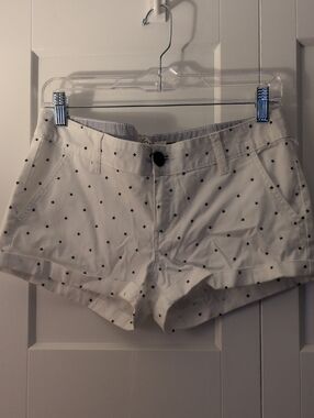 SO White Star-Print Women's Cotton Bermudas